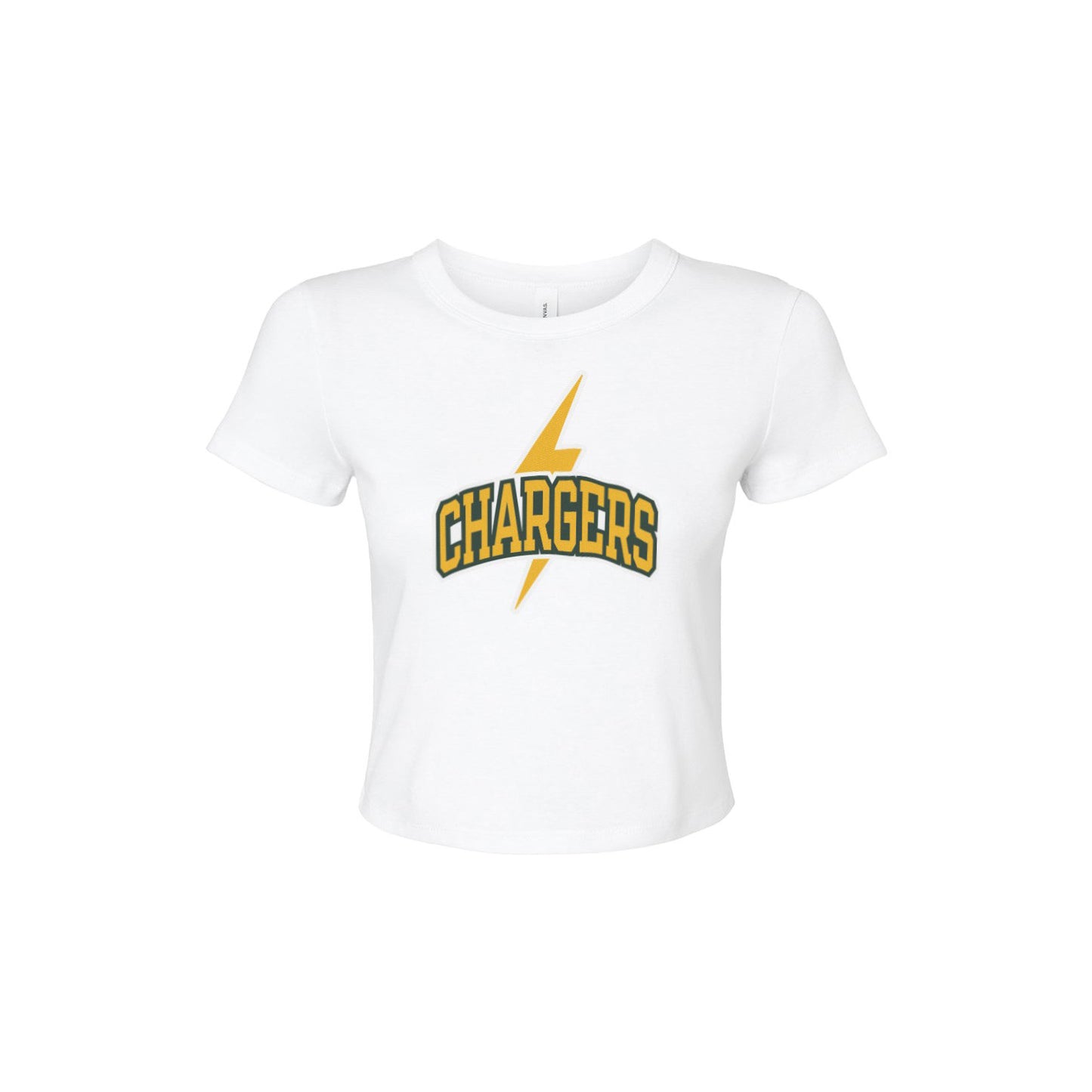 Cheer Bolt - Womens Micro Rib Baby T-Shirt