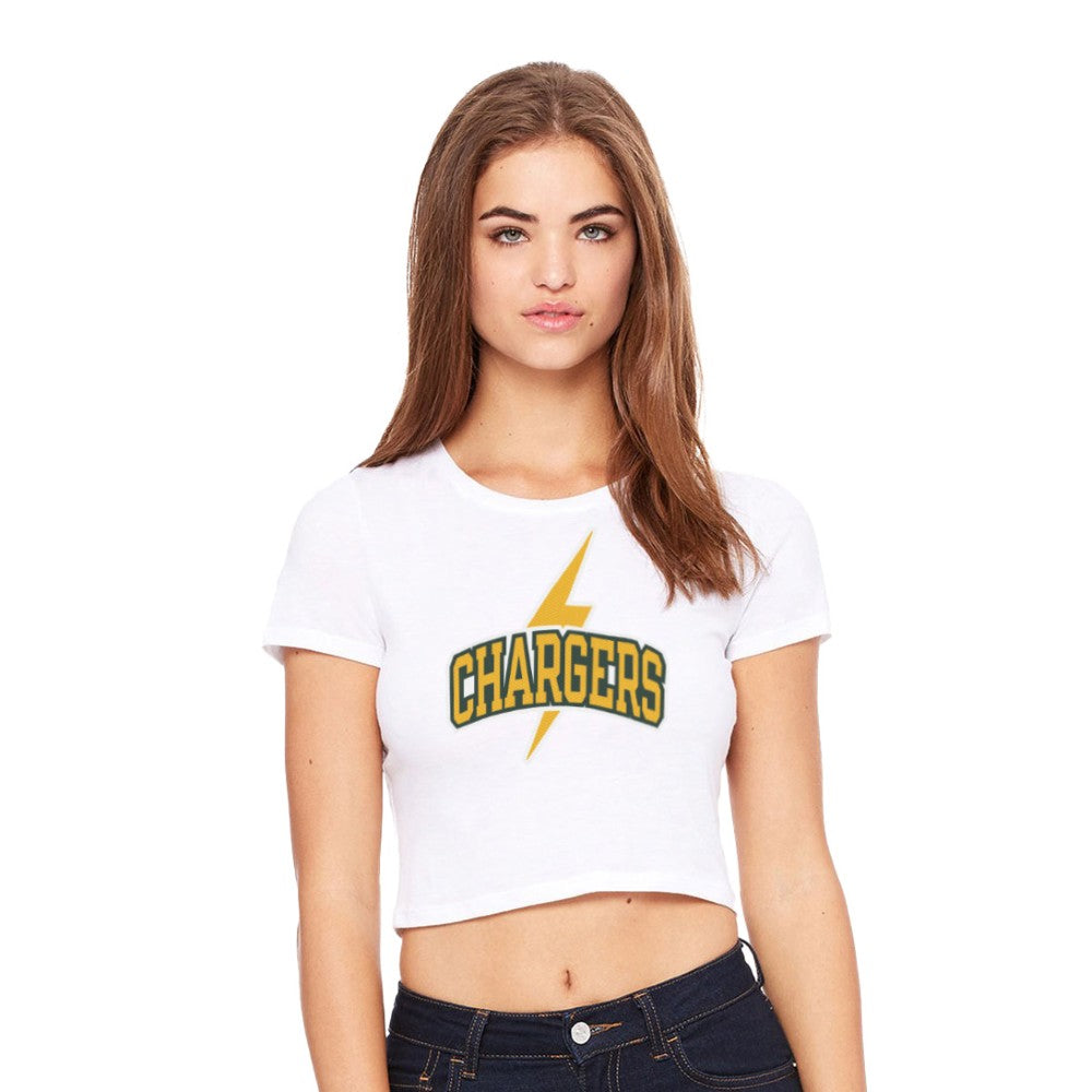 Cheer Bolt - Womens Crop Tee