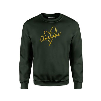 Cheerleader Heart Gold - Unisex Sweatshirt