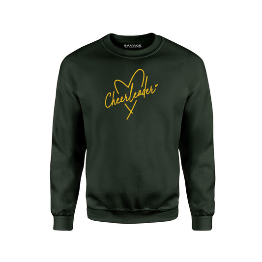 Cheerleader Heart Gold - Unisex Sweatshirt