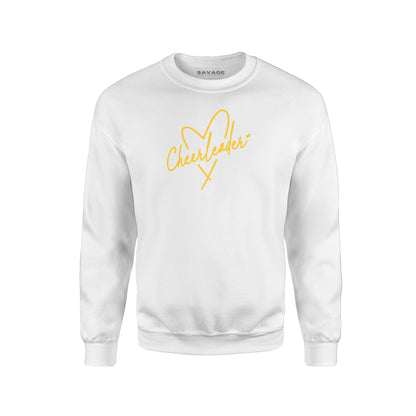 Cheerleader Heart Gold - Unisex Sweatshirt