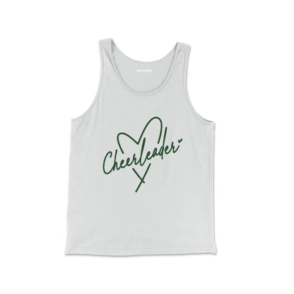 Cheerleader Heart Green - Unisex Tank Top