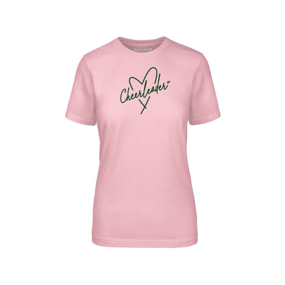 Cheerleader Heart Green - Womens T-Shirt